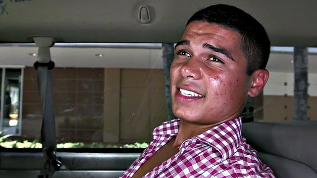 Fooled stud fucks gayboy in asshole on gay bus