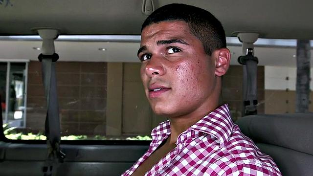 Fooled stud fucks gayboy in asshole on gay bus