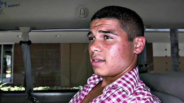 Fooled stud fucks gayboy in asshole on gay bus