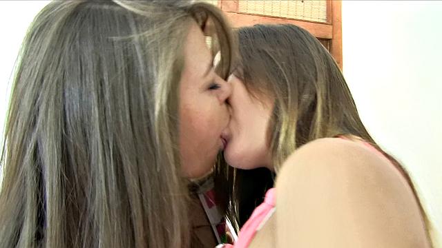 Agent's thick cock makes two fit brunettes ride it like cowgirls on the couch