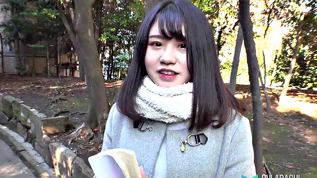 Japanese Rui Adachi is fucked doggy style and loves it!