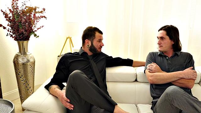 Mesmerized bottom barebacked by jock with tattooed skin