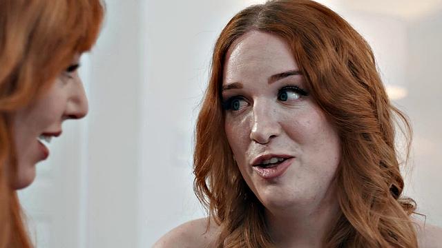 TRANSFIXED - Redhead MILF Lauren Phillips Offers Support To Widow Neighbor Erica Cherry