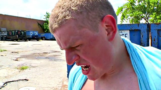 Ebony bottom picked by white top for outdoor anal