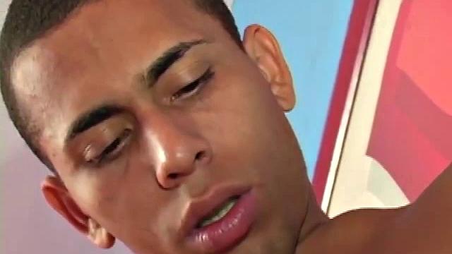 The only thing more erotic than two Blatino boys in sexy briefs is the same two naked and sucking each other's big cock. Joam Jorge exposes his foot-long dick, which matches his rare and exotic features.