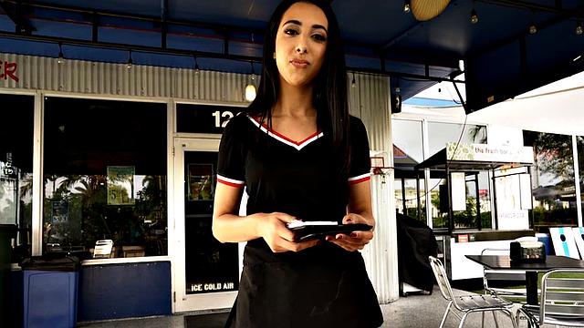 Waitress POV - Kiarra Kai - Side-Gig