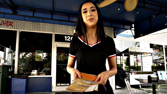 Waitress POV - Kiarra Kai - Side-Gig