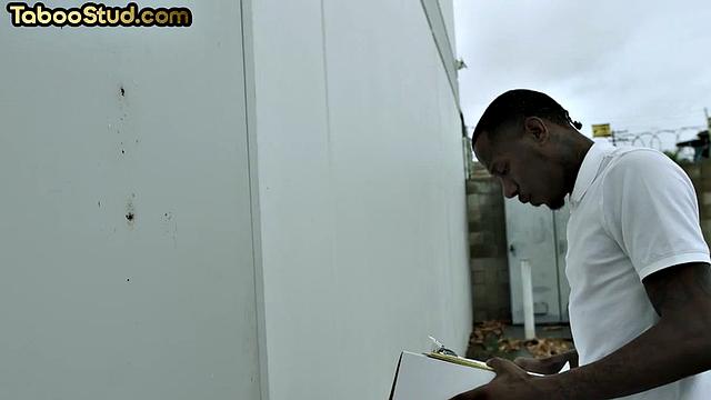 Athletic jock barebacked in threesome