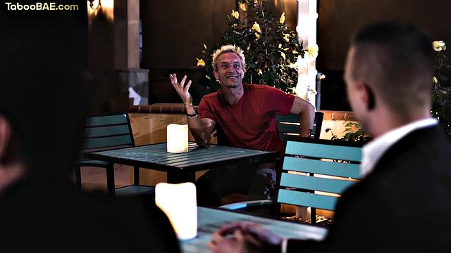 Naughty babe sharing 2 cocks in threesome