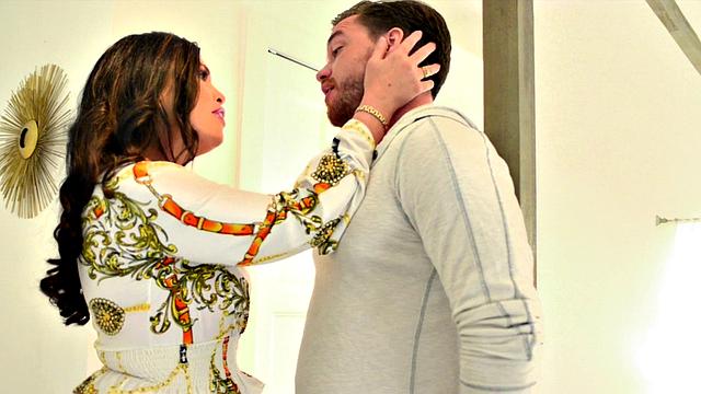 Ass-fucked, cum-eating beauty