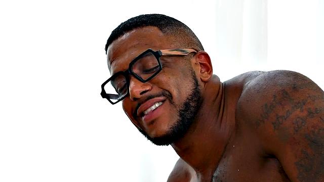 Black hunk assfisted in classroom after sucking