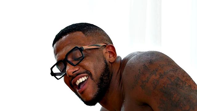 Black hunk assfisted in classroom after sucking