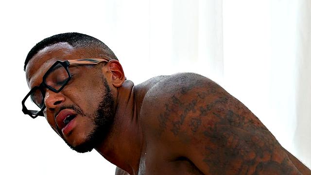 Black hunk assfisted in classroom after sucking