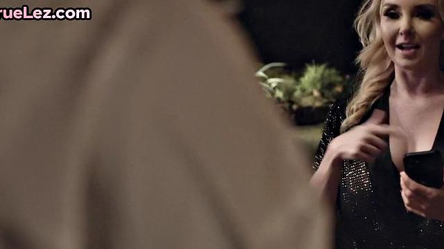 Dirty lesbians love scissoring after making pussies wet