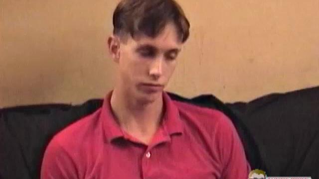 Muscular Brian is a hot 20 year old blond, with washboard abs and a 7 inch dick. This straight boy is back for another scene. We enjoy about 20 minutes of him stroking his cock in different positions.