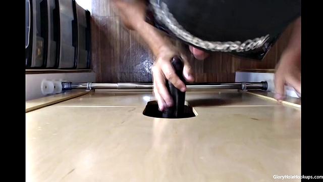 Afternoon Gloryhole Fuck