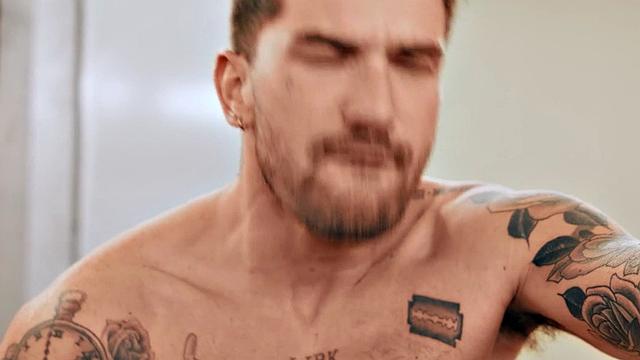 Straight tattooed dude pounds his gay nympho friend