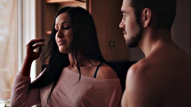 Big booty stepmom gets cumshot on pussy after fucking