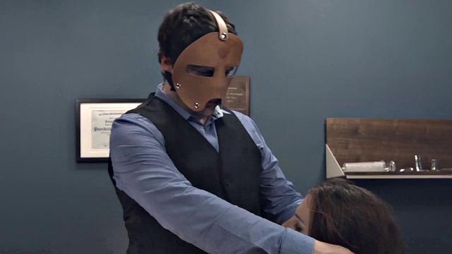 Bdsm skank throating dick