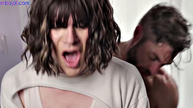 Tennis femboy fucked in butthole by top stud