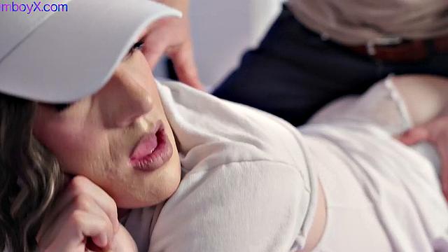 Tennis femboy fucked in butthole by top stud