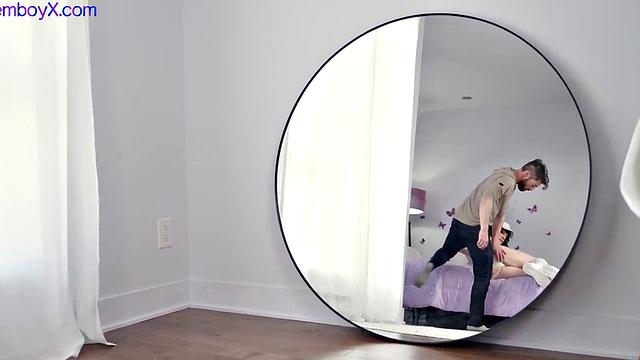 Tennis femboy fucked in butthole by top stud