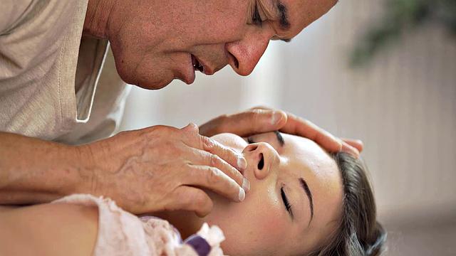 OLD4K. Skinny minx enjoys every second of anal sex with mature partner