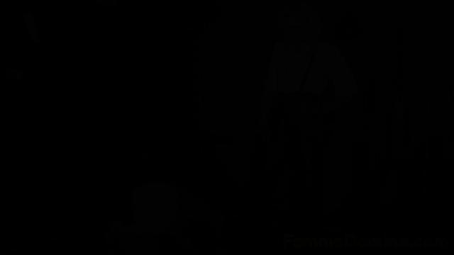 Strict femdom flogging and whipping submissive