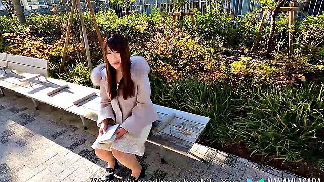 Nanami Asada is Japanese mature cheating housewife in bed today