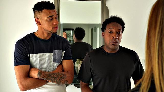 Busty MILF McKenzie on two big cocks