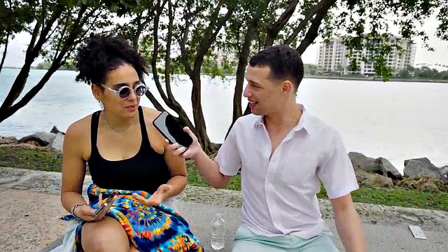 Bigbooty ebony MILF fucked on sofa