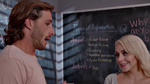 Ava Sinclaire bangs her student after class!