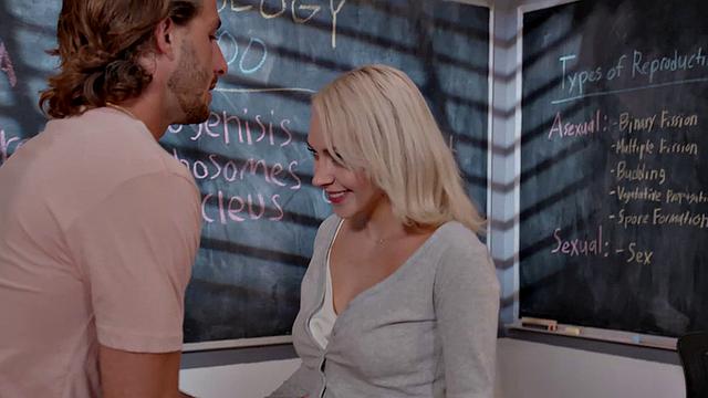 Ava Sinclaire bangs her student after class!
