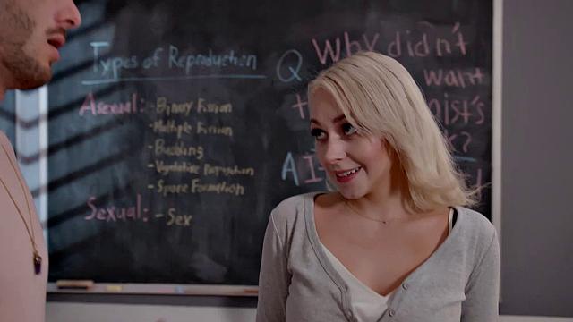 Ava Sinclaire bangs her student after class!