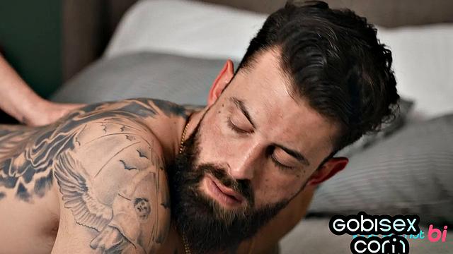 Perky bi unicorn hosting trio