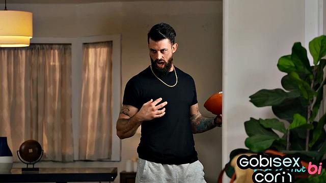 Perky bi unicorn hosting trio