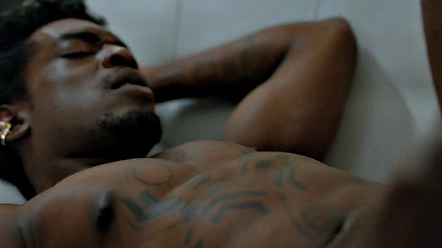 Black gay duo enjoy barebacking their hairy assholes