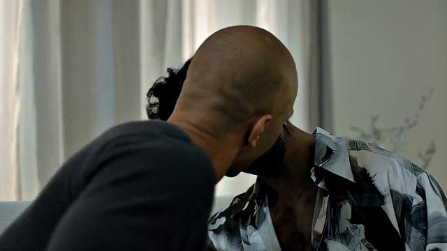 Black gay duo enjoy barebacking their hairy assholes