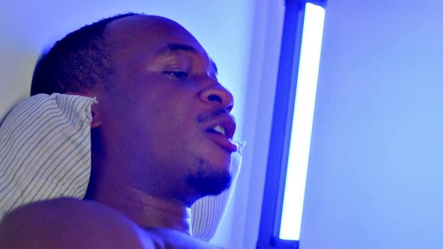 Inked jock tugs BBC before barebacking erotic couple