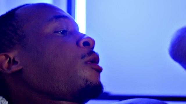 Inked jock tugs BBC before barebacking erotic couple