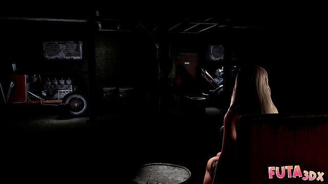 Futa3dX - Busty Futa Blonde Face Fucks Brunette's Mouth