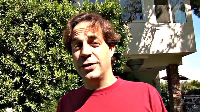 Bukkake blonde showered in thick cum