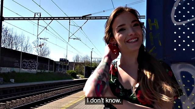 Low cost inked babe POV sucks BWC and gets pussybanged