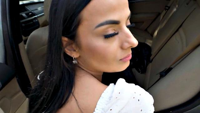 POV naughty bae fucked outdoor in doggystyle