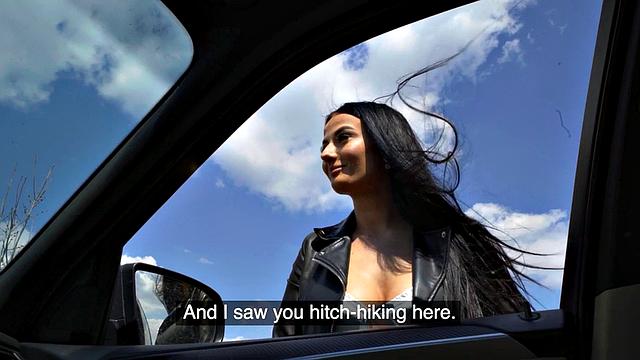 POV naughty bae fucked outdoor in doggystyle