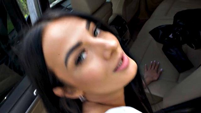 POV naughty bae fucked outdoor in doggystyle