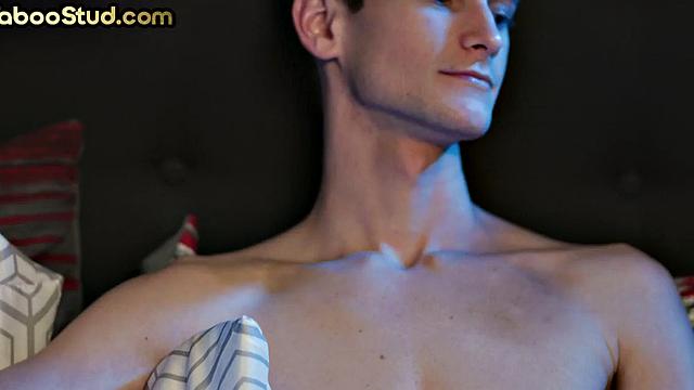 Taboo stepdaddy bareback bangs 21yo stepson's asshole