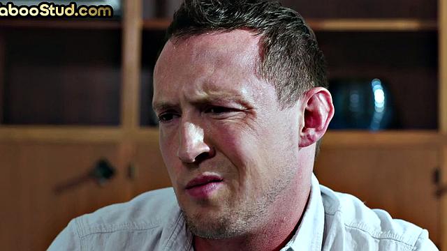 Taboo stepdaddy bareback bangs 21yo stepson's asshole