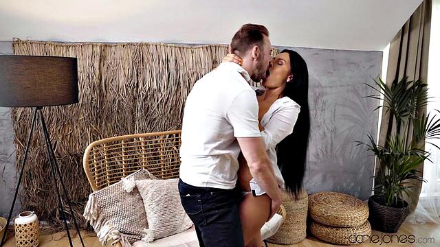 Big cock anal for a tight babe