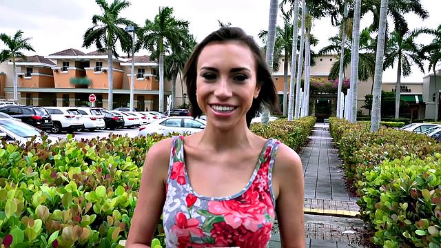 Watch Amber Fucked in POV outside & gives mind-blowing handjobs